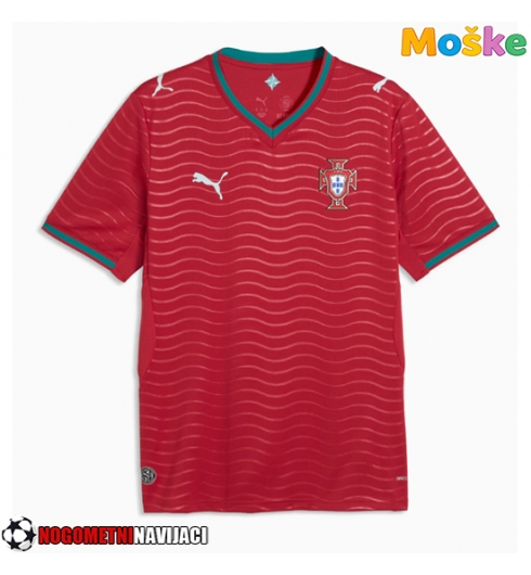 Moške Nogometnih dresov Portugalska Domači SP 2026 Kratki rokavi Moške Nogometnih dresov Portugalska Domači SP 2026 Kratki rokavi